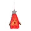 Christmas Tree-shaped Doll with Lights Star Decor Christmas Element Tabletop Decor Home Decoration Figurine