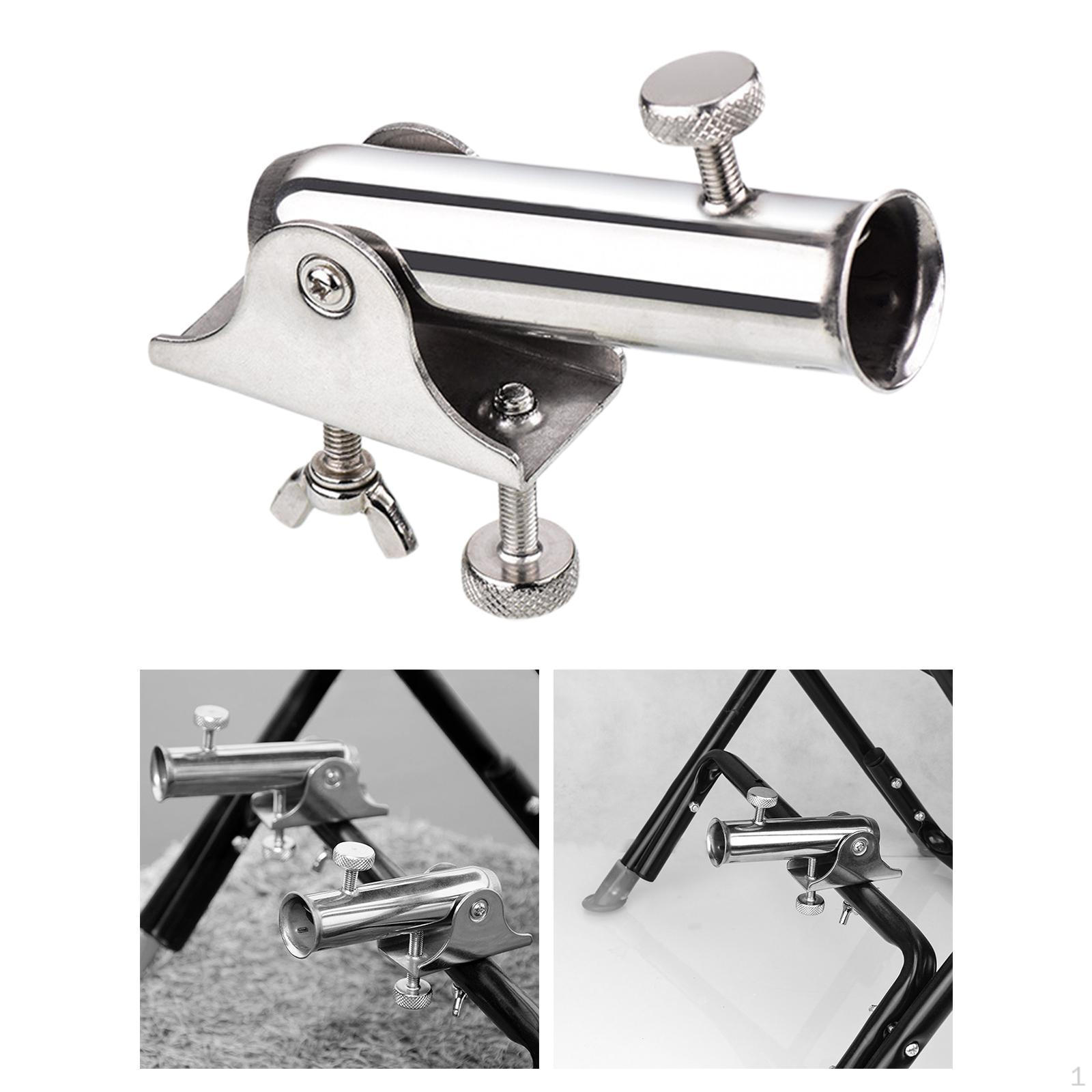 

Кронштейн для удочек на рыболовную лодку, держатель для удочек, подставка для стула, регулируемая, морская, портативная front installation