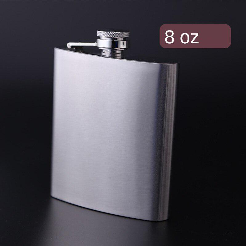 304 Edelstahl Verdickte Flachmann Genießen Sie jederzeit Tragbarer Flachmann Kleine Mini-Bar Must-Have Alkohol Trauzeugen Geschenke