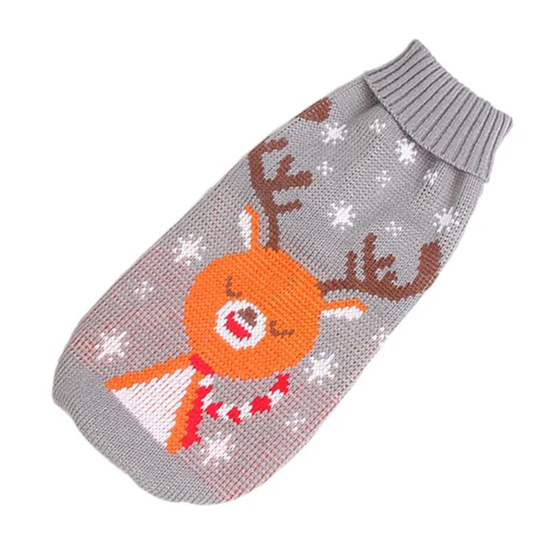 Christmas Big Dog Clothes Winter Pet Sweater for Medium Large Dogs Bulldog Labrador Golden Retriever Pullovers Mascotas Clothing
