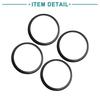 ACROPIX Hub Centering Car 73.mm -67.1mm Hub Centering Wheel Boacenter Black 4pcs