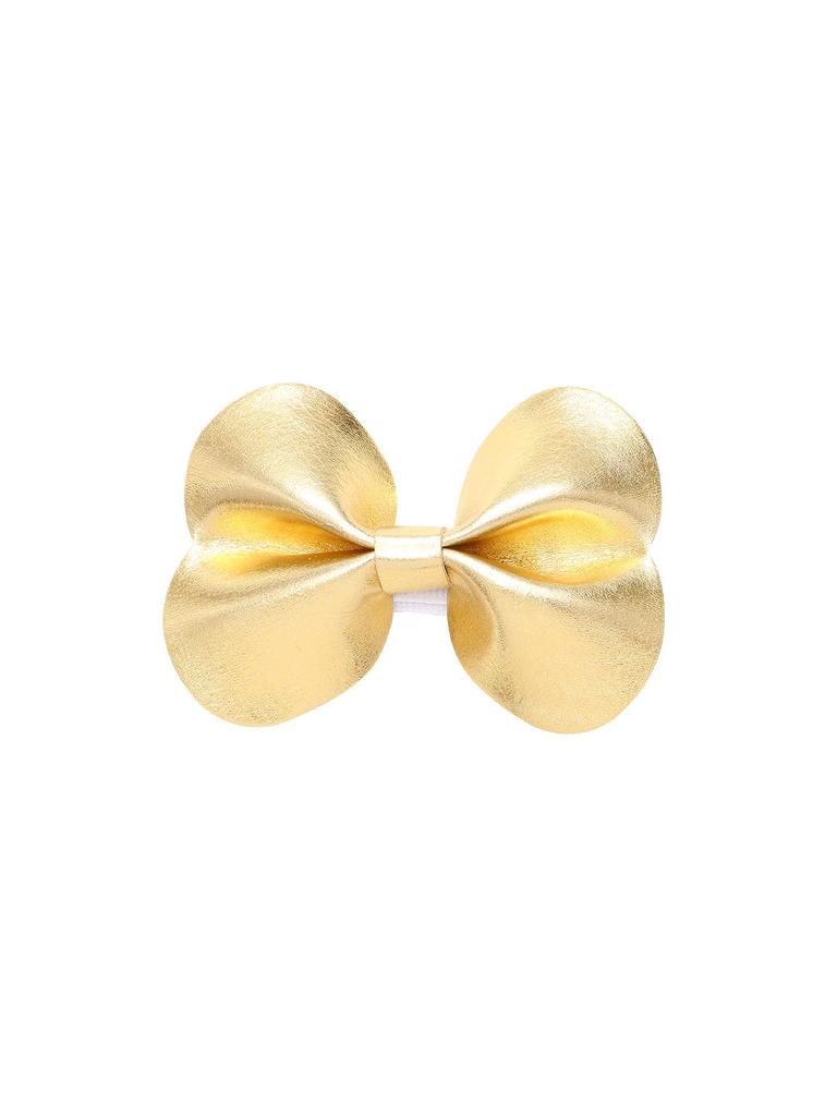 New Cute Leather Bow Duckbill Hair Clips - Simple, Fashionable Solid Color Hairpins for Bangs