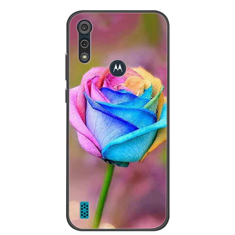 Phone Case for Motorola Moto E6i / E6s 2020 Shockproof Soft Silicone TPU Back Cover for Moto E6s 2020 E 6S 6i Cases Marble Print