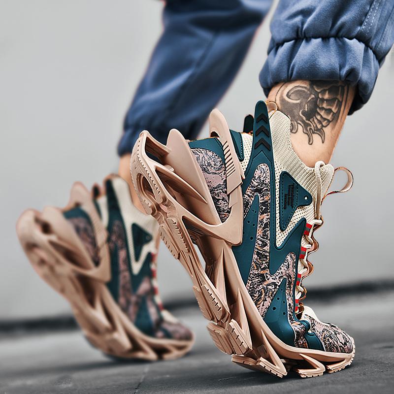 Sko menn Sneakers Mannlig casual Herresko tenis Luksussko Trener Løp Pustende mote løpesko for menn pluss størrelse 48