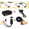 USB 2.0 Video Audio VHS to DVD HDD Converter Capture Card Scart RCA Adapter
