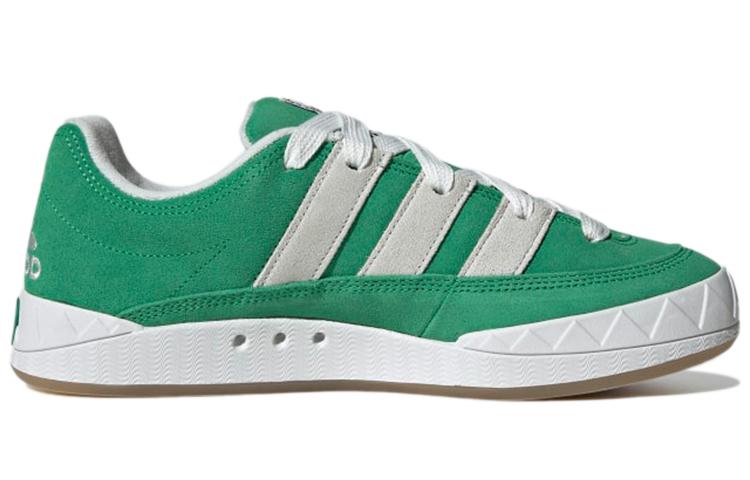 Adidas Originals Adimatic Skateboard Shoes Unisex Low Top Green/Light Gray GZ6202