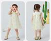 Mini Balabala Girls' Baby Dress Summer Soft Skin Friendly Mesh Sweet Dress 2026 Summer