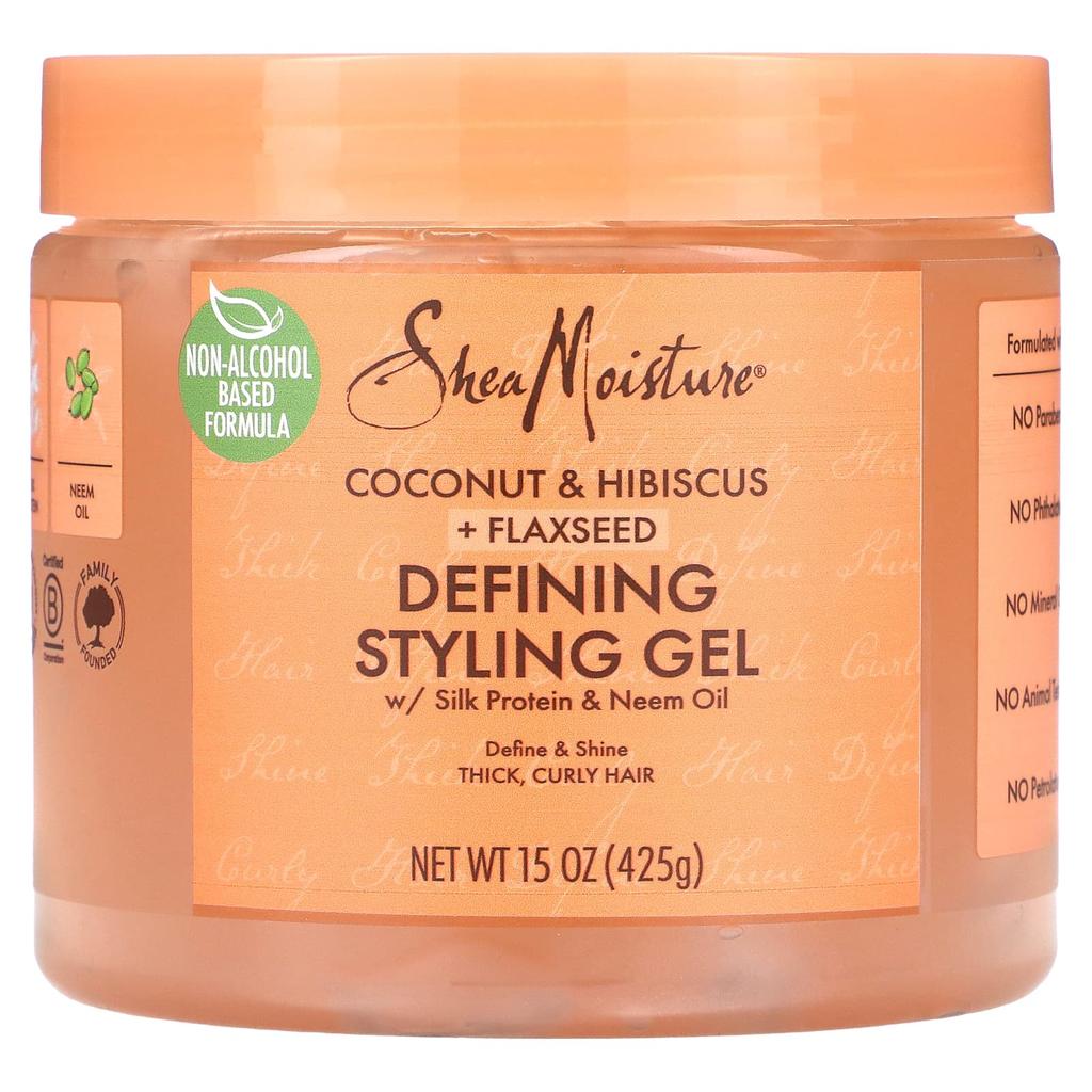 Defining Styling Gel, Coconut & Hibiscus + Flaxseed, 425G(15Oz)