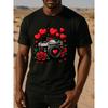 European Sizes Retro Artistic Camera Rose Men'S Print Short-Sleeved T-Shirt | Regular Fit, Sweat-Absorbing and Quick-Dryin