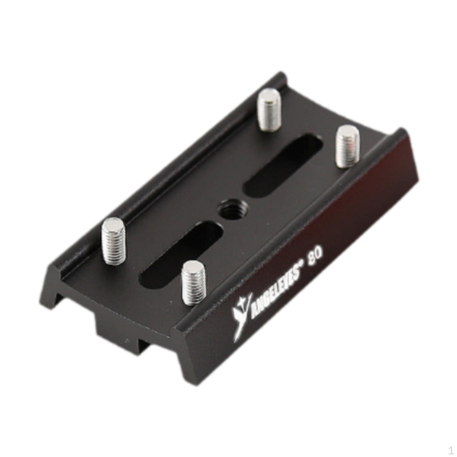 

Монтажная пластина «ласточкин хвост» для телескопических принадлежностей, простая установка, длина 3,15 дюйма чёрный