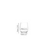 Authentisches RIEDEL Weißweinglas-Set (Paar) - Riedel O Viognier/Chardonnay 320ml (Produktcode: 0414/05)