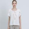 CreSSon Women S Ruffle Fit Ribbon blouSe Nk CreSSon 0001