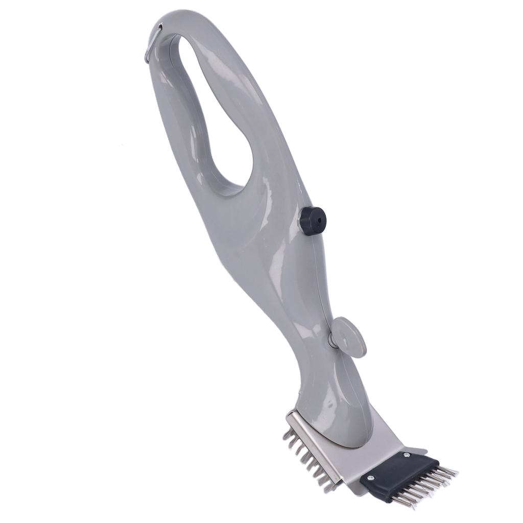 Grill Brush Stainless Steel ABS Material   Cleaning Ergonomic Design Manual Operation Grill Scraper