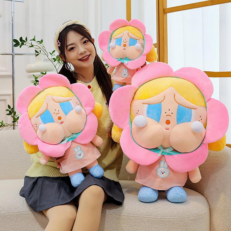 30/45Cm Jucărie de Pluș Popmart Crybaby Sad Club Kawaii Păpuși Umplute Anime Drăguț Plângăcios Desen Animat Pernă Decor Acasă Cadouri de Ziua de Naștere
