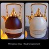 Middle Eastern Style Vacuum Flask, Fashionable Coffee Pot with Glass Liner, Office Household Hot Water Bottle, Thermo Jug, 1L