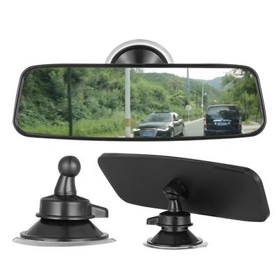 Van Safe Driving with Suction Cup 360° Rotating Interior Rear View Mirror Wide Angle Glass Mirror