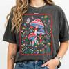 Fairycore Clothing, Mushroom Shirt, Goblincore Aesthetic, Botanical Heavyweight T-Shirt