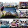 Bedding Suit Quilt Cover 3d Printed Bedroom Bed Cover Set Bedclothes