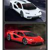 1/24 Lambos Countach LPI800-4 Supercar Alloy Model Diecast Sound Super Racing Lifting Tail Hot Car Wheel Gifts