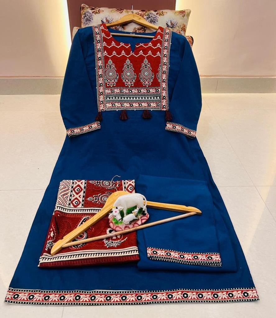 Indisk Bollywood Kurti Salwar Kameez Sett Festantrekk Bollywood Topp Tunika Kurta Buksesett