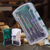 10Pcs/Set Impact Resistant Magnetic Drill Bit Set Magnetic Twist Drill Sleeve Wrench Adapter Hex Shank Torx Screwdrive