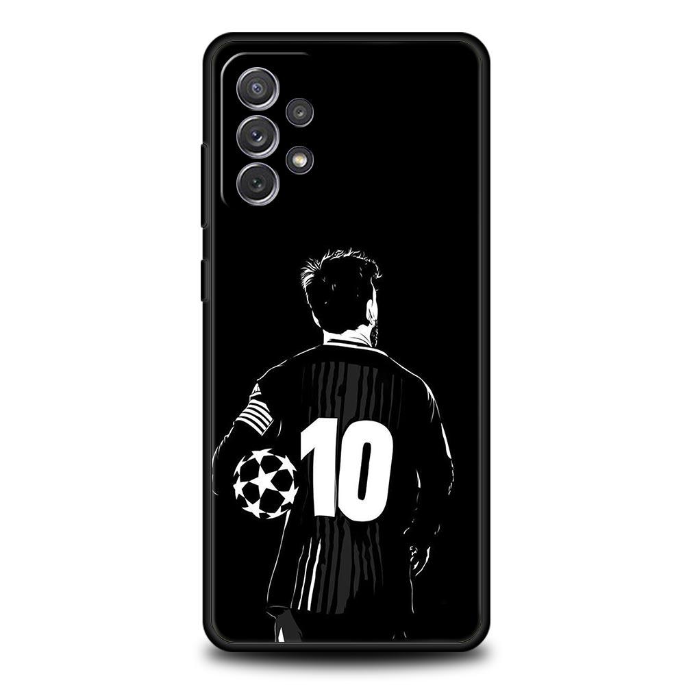 Football 10 Player Phone Case for Samsung Galaxy A55 A35 A17 A07 A15 A13 A25 A51 A71 A72 A73 A32 A52 A52S A41 5G Soft TPU Shell