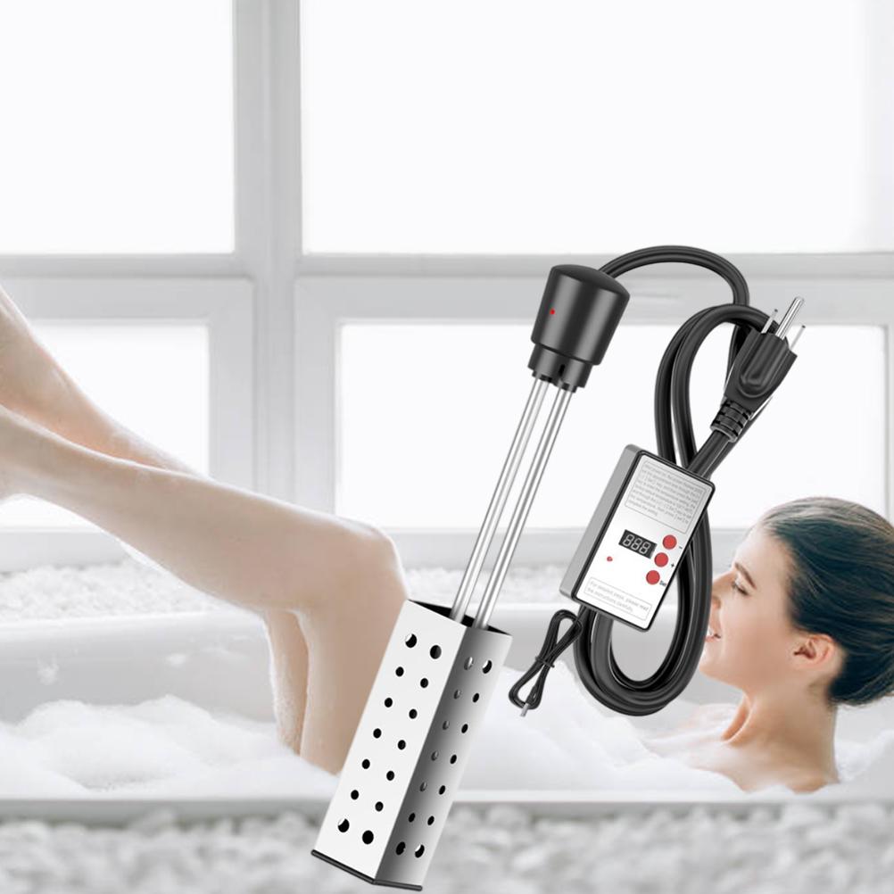 Electric Immersion Heater Bucket Water Heater Household High Power Submersible Pool Bathtub Heater