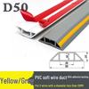 PVC Soft Floor Cable Duct: Insulated, Self-Adhesive Wire Management Channel with Thick Anti-Step Protection