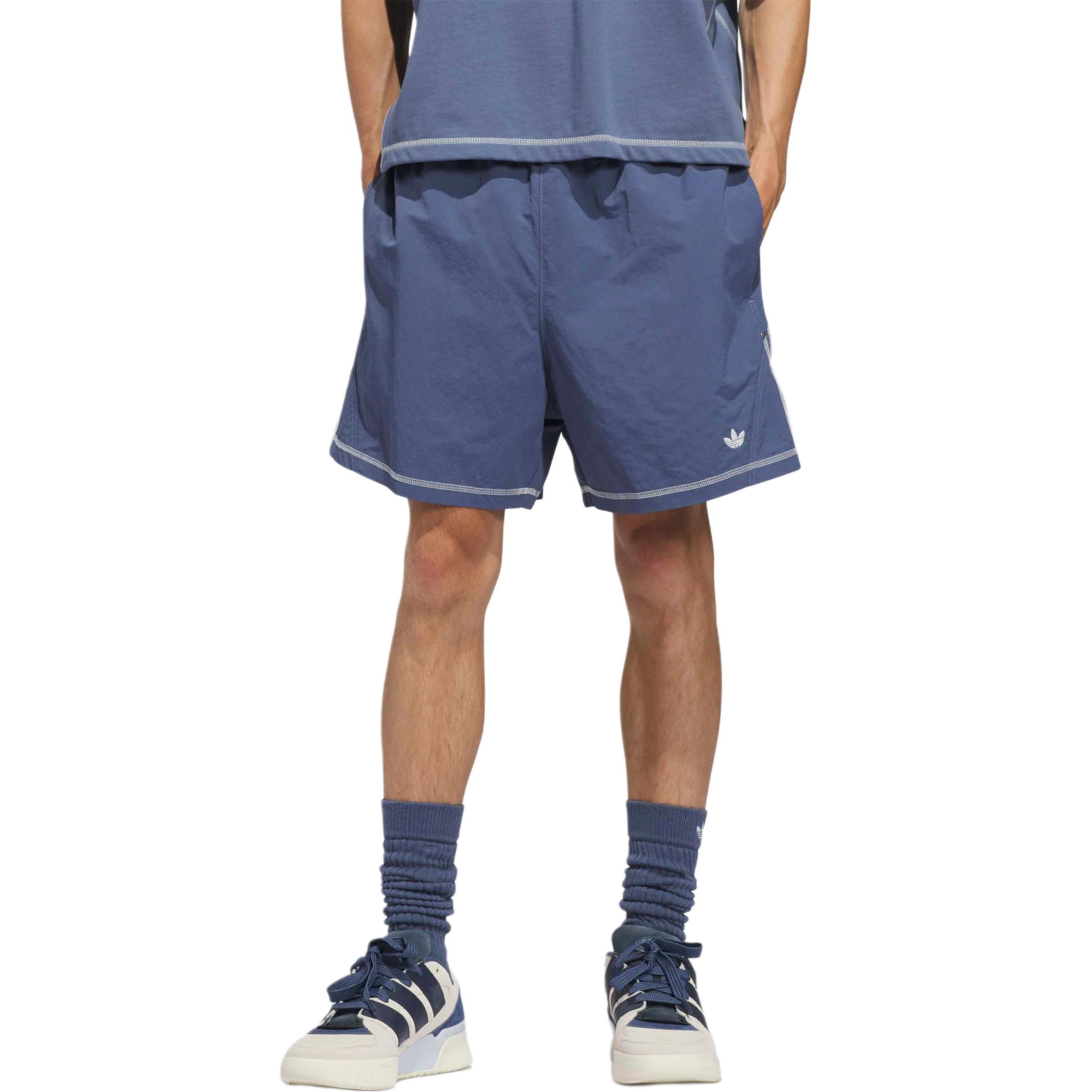 Adidas Originals Long Beach elasticated-waistband shorts KD3617- L