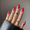 Mittelange einfarbige Aufkleb-Nagelspitzen - Fortgeschrittene Nailart-Patches