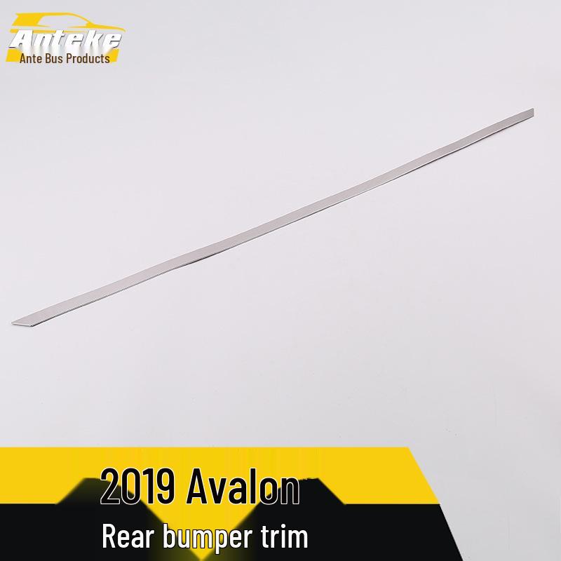 Avalon Rear Bumper Trim & Anti-Scratch Cover for 2019 Models - Bright Strip Decoration Sticker