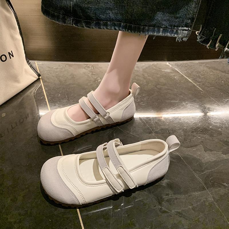 Fashion Retro Small Fragrant Mary Jane Shoes Women's Shoes Spring and Autumn 2025 New Inner Height Increase Boken Shoes Soft Sole Single Shoes