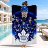 Toronto Leafs Hockey Beach Towel, Super Soft Microfiber, Perfect Gift for Her/Him, Birthday, for Pool, Beach, Travel, Decor Beach Party