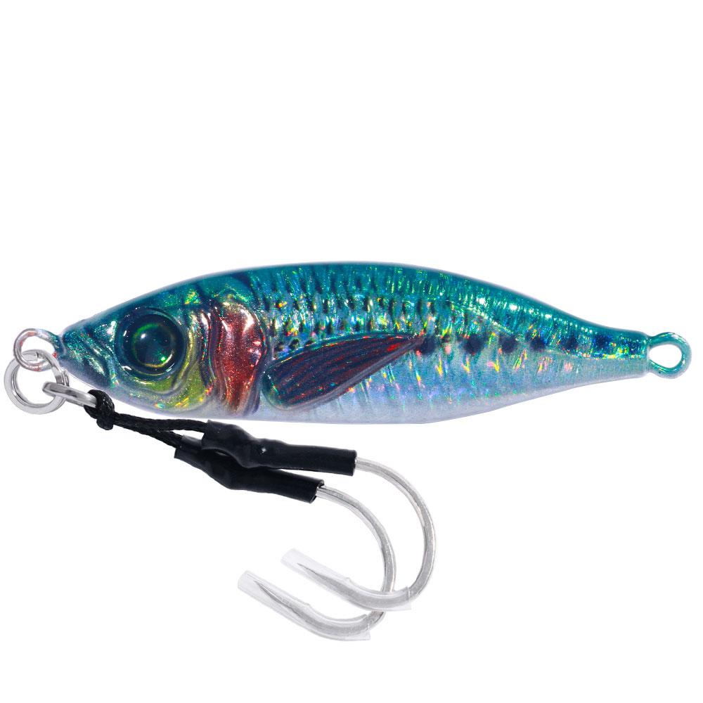 30G 40G 60G 80G Metal Jig Candy Casting Lead Bait Jigging Bait Slow Pitch With Assist Hooks Jigs Lure
