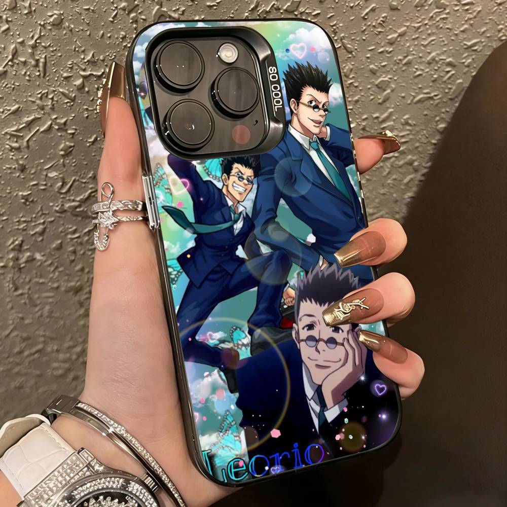 Leorio HXH-h  X Hunter Phone Case For iPhone 17,16,15,14,13,12,11 Plus,Pro Max,XS,Colorful Silver Black Cover iPhone13Pro