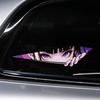 Anime Augen Motorrad Aufkleber, Wasserdichte Vinyl Decals, Coole Modifikations Dekoration für Motorrad und Elektroroller