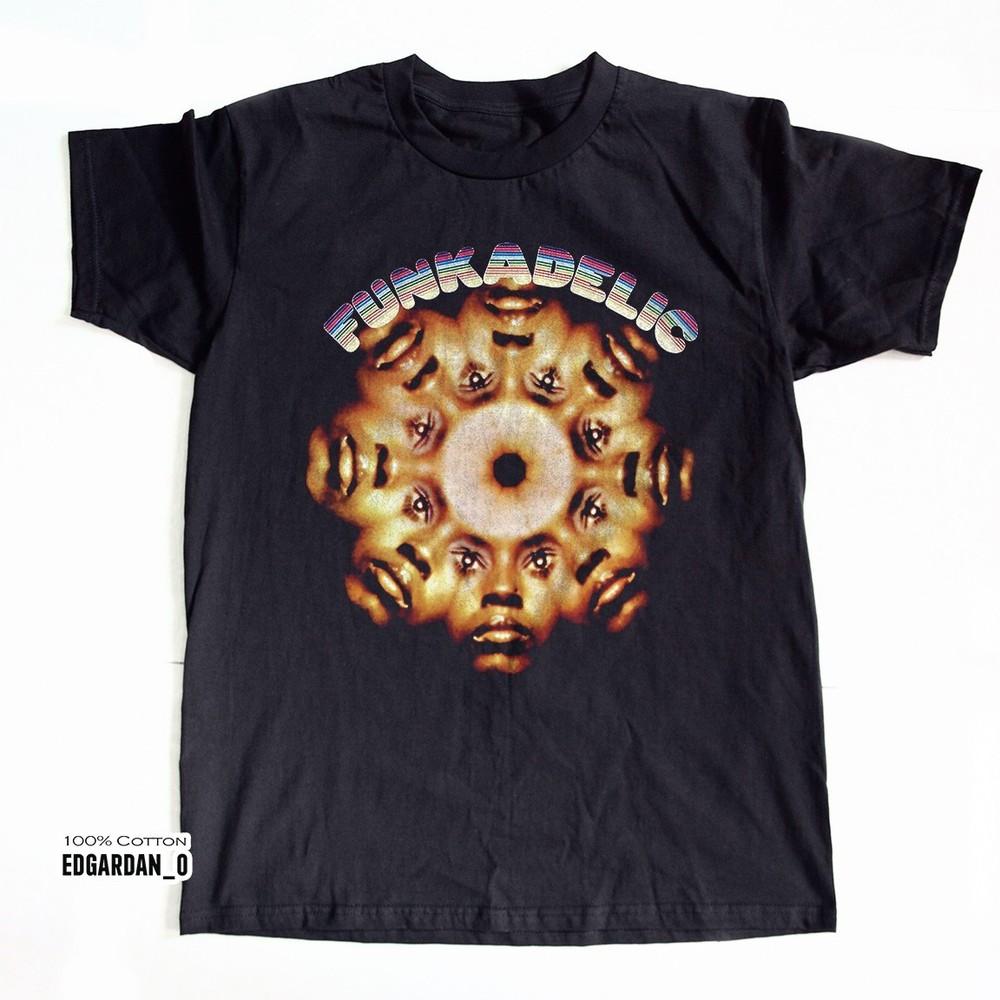 

Funkadelic Debut Album Rock Band Heavy Cotton Black Tshirt Size S5XL Unisex T-Shirt L