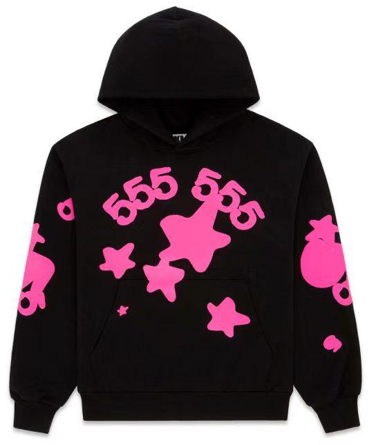 Sp5der High Version Web Print Hoodie: Trendy American Fit for Men