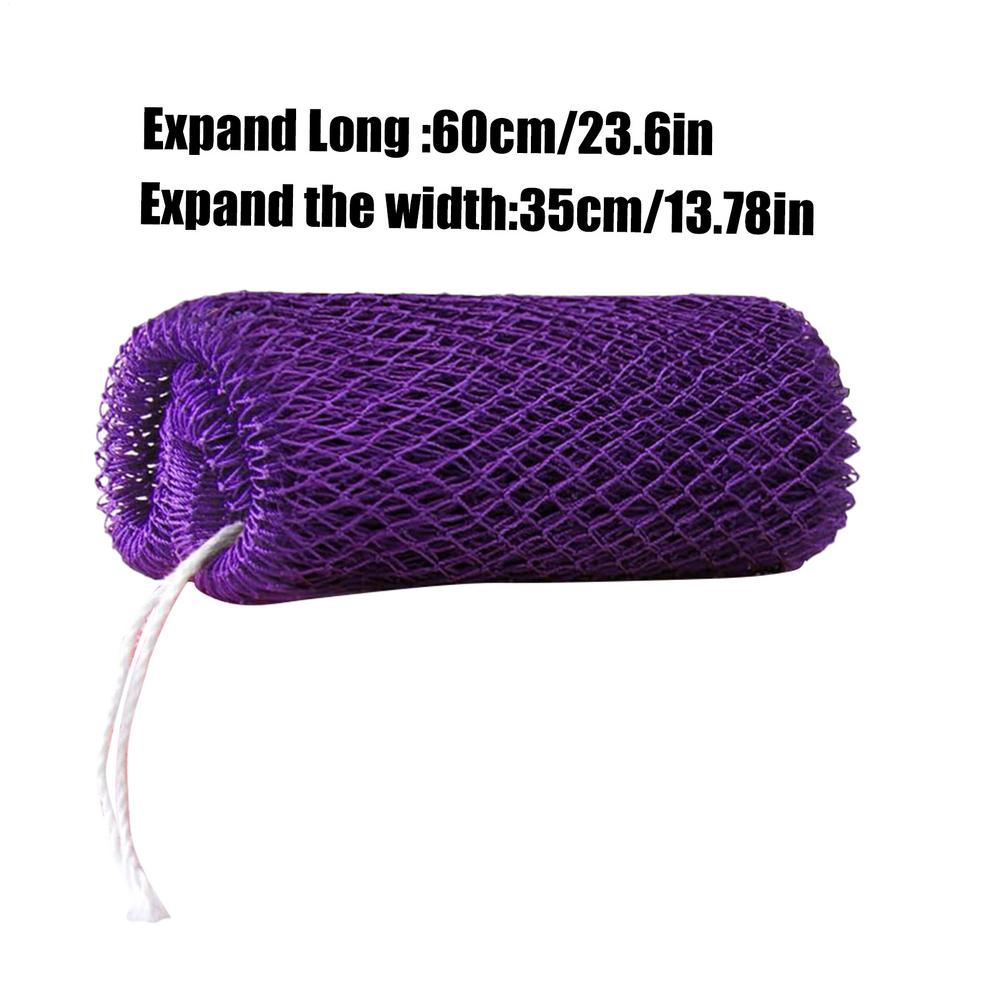 

1 Pieces Of Exfoliating Net African Bath Sponge Towel Shower Net Body Washing Net Suitable For Smoother Skin Daily Deep Cleaning фиолетовый