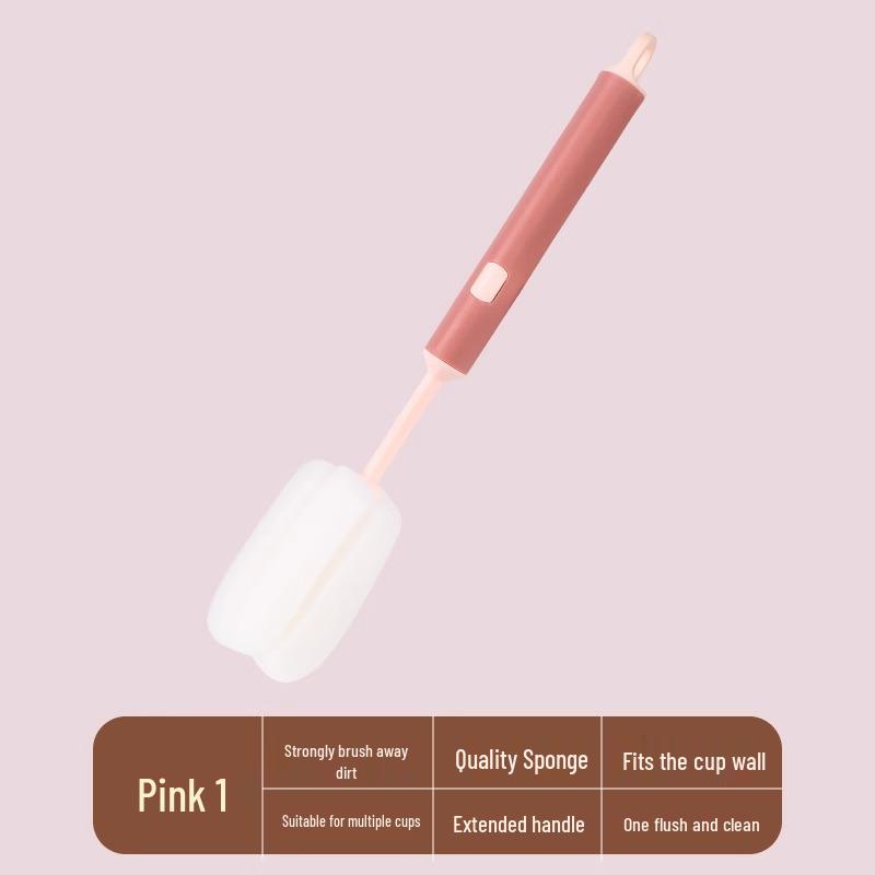 

Long Handle Baby Bottle & Kettle Cleaning Brush - No Dead Angle, Wash Cups & Insulated Cups Effortlessly