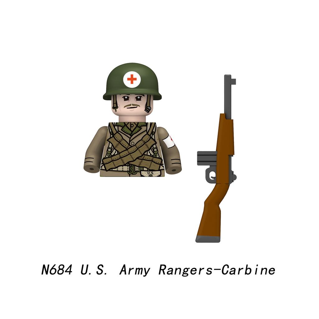 Armádní rangeři Pěšák Vojenské Minifigurky Modely Dětské Hračky Stavebnice Dárek Kluci Dívky