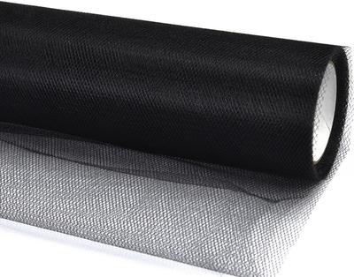 Smooth Tulle, Black, 30Cm X 9M, 1Pc.