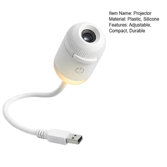 2-in-1 Star Projector Night Light Control Adjustable Brightness with Touch USB Portable Starry Sky Projector