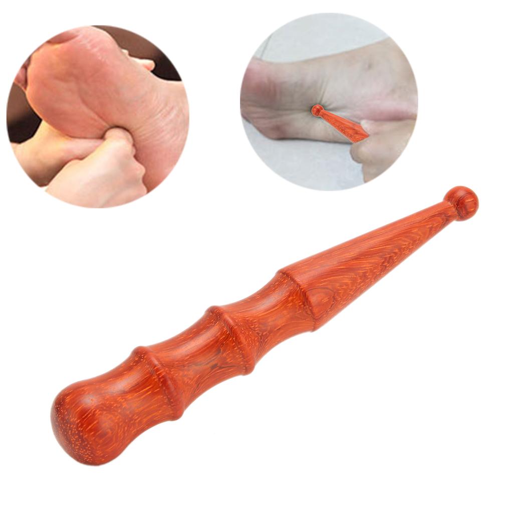 Foot Hand Massage Wooden Stick Traditional Reflexology Hand Foot Body Massager
