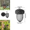 Modern Minimalist Hummingbird Acorn Bird Feeder Resin Craft Garden Decor Item