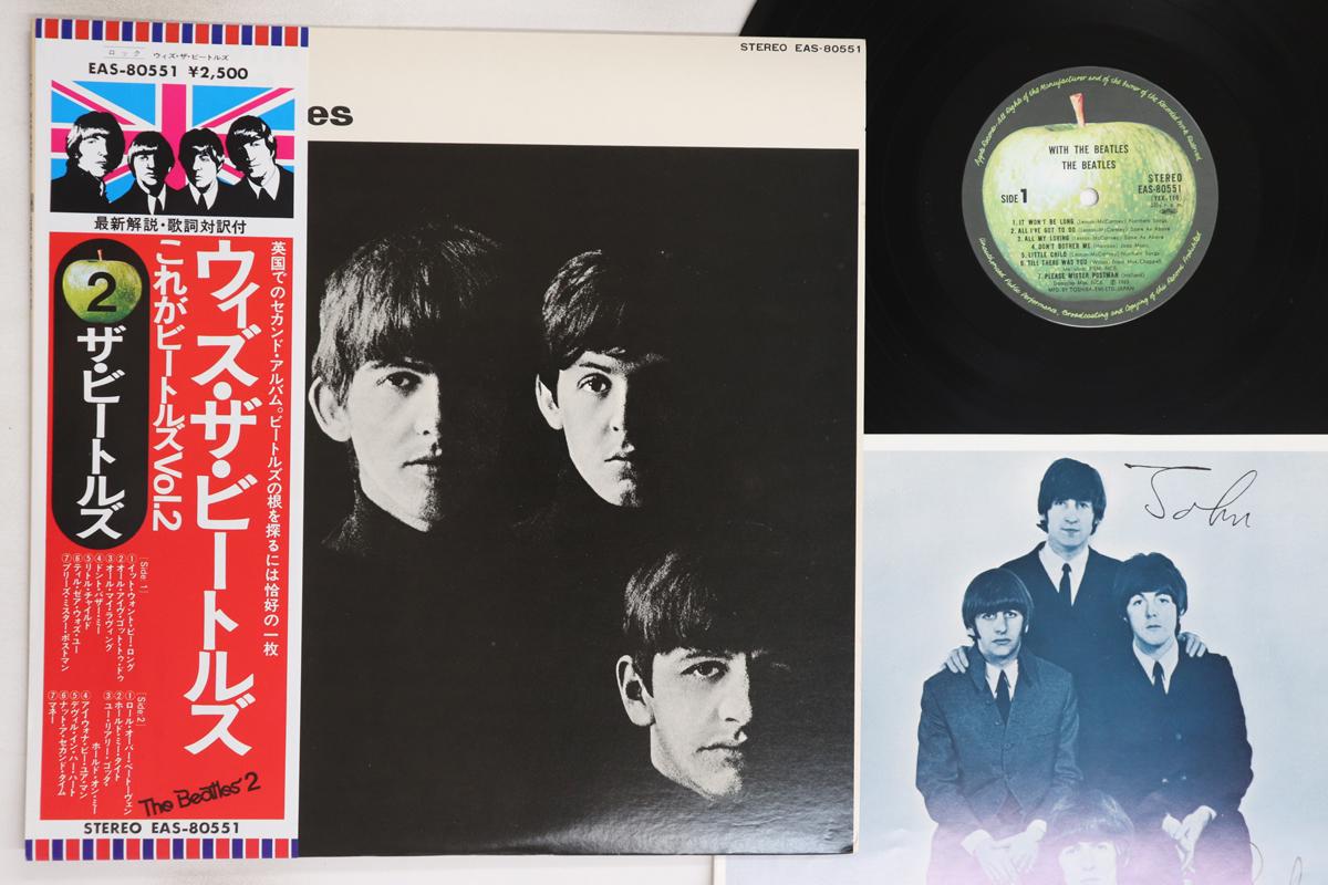 

LP Пластинка BEATLES - With The Beatles EAS80551 APPLE 1976 Япония Оби Рок Б/У