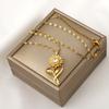 Rotatable 360° Rotatable Sunflower Necklace Sunflower Sunflower Necklace  Woman