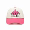 ULUK Will O' The Wisp Embroidered Cotton Color Block Ball Cap_Pink