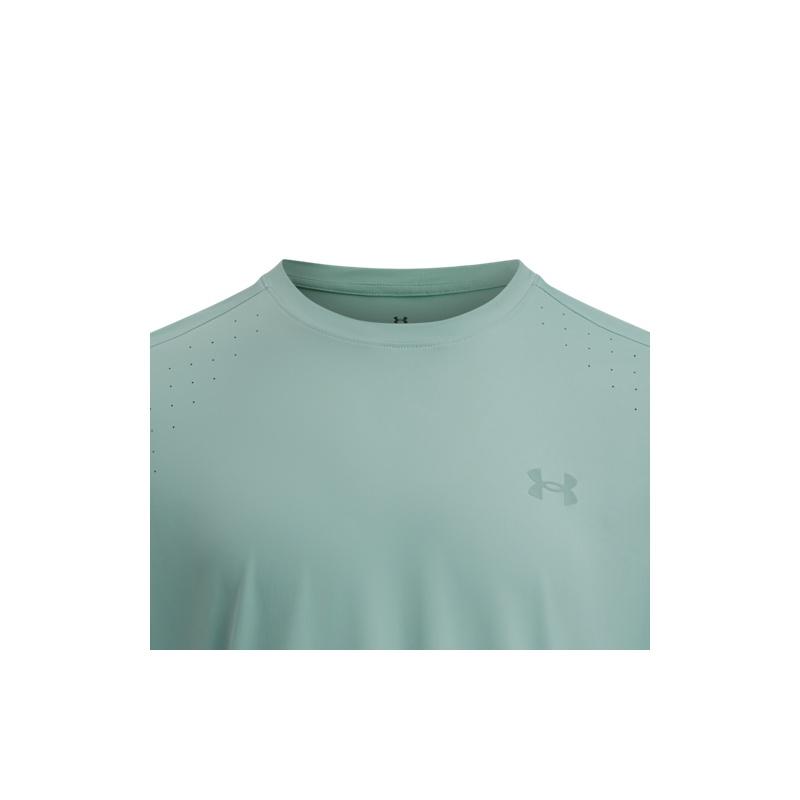 Under Armour Short Sleeved T Shirts Men's Snakeskin Print Stone Green 1389802-323
