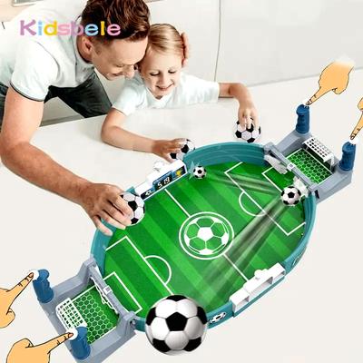 Tischfußballspiel für Kinder und Erwachsene, Mini-Fußball-Brettspiel mit Anzeigetafel, Familienspiel Indoor-Sportspielzeug Geschenk